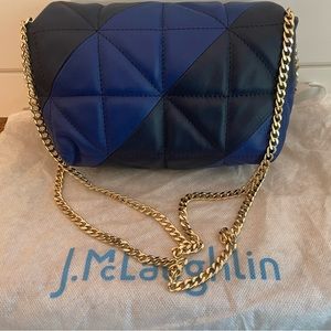 J. McLaughlin Quilted Leather Flap Bag-NWT